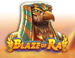 Blaze Of Ra Mega888 Online Slot Game menunjukkan simbol Mesir purba di skrin permainan.