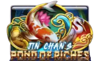 Ilustrasi Jin Chan’s Pond Of Riches Mega888 Online Malaysia bertema hiburan digital