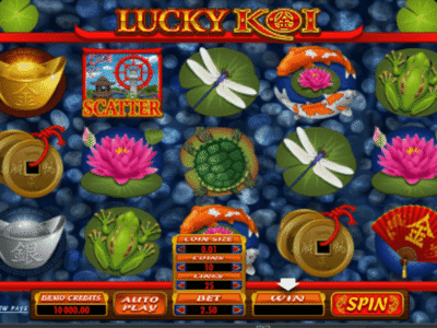 Imej permainan Lucky Koi Mega888 dengan maklumat free credit bonus