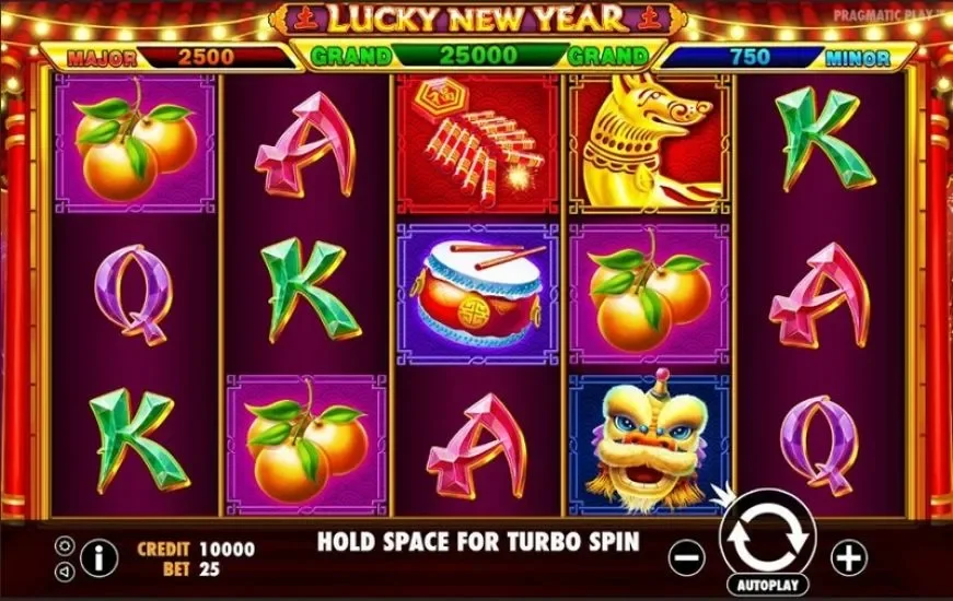 Imej tema Lucky New Year berkaitan Mega888 Download APK untuk pengguna dewasa 18+ di Android