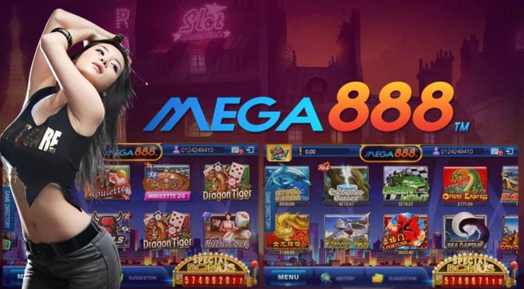 Mega888 Slot Game Malaysia dengan pelbagai permainan slot bertema Asia dan grafik menarik