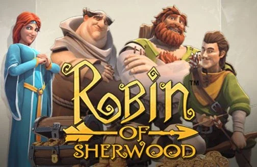 Tangkapan skrin permainan Robin of Sherwood Mega888 Online Slot Game dengan simbol bertema zaman pertengahan