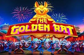 Simbol Tikus Emas dalam permainan The Golden Rat Mega888 Malaysia dengan tema kekayaan dan warna emas