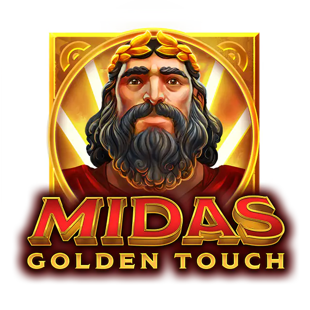 Midas Golden Touch slot dalam Mega888 APK Download dengan tema emas dan simbol Raja Midas