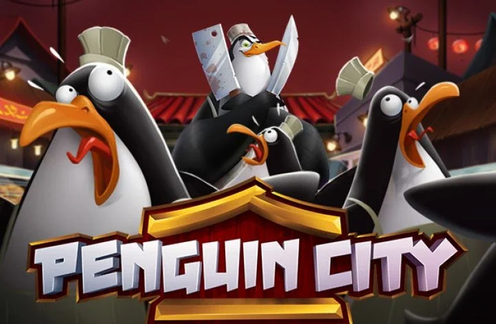 Permainan Penguin City dalam Mega888 Link Download dengan grafik menyeronokkan dan tema sejuk