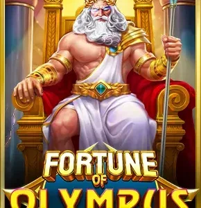 Pragmatic Play Slot Game Malaysia Fortune Of Olympus dengan paparan simbol dewa Zeus dan efek kilat emas
