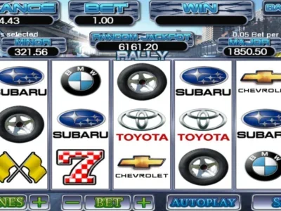 Perbandingan Rally Championship Slot Mega888 VS Pussy888 dengan grafik kereta rally dan paparan kemenangan jackpo