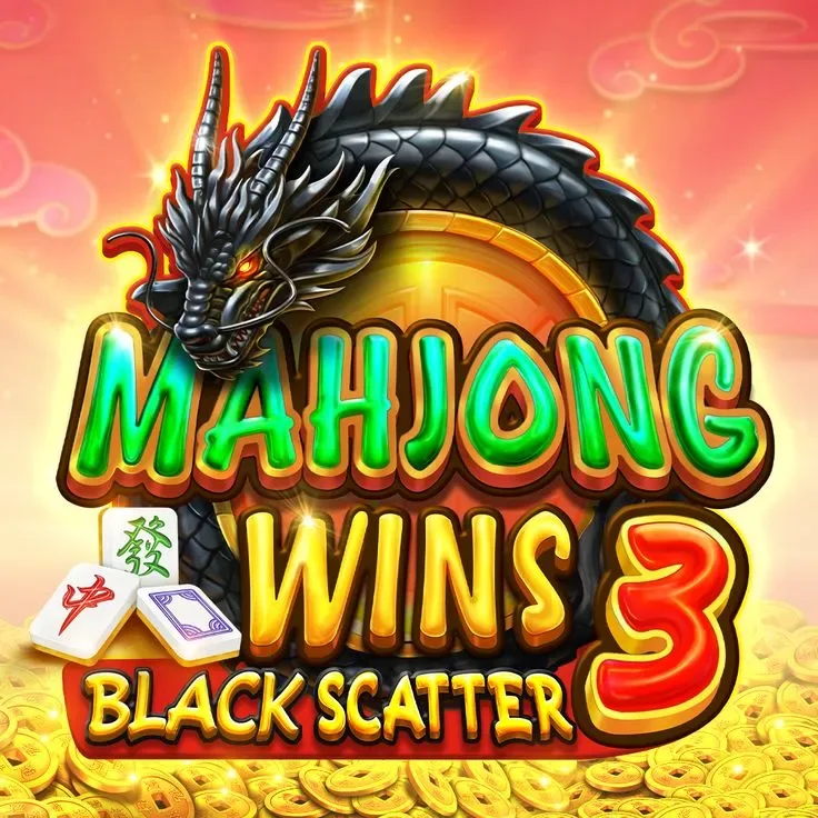 Simbol Black Scatter dalam permainan Mahjong Wins 3 dengan tawaran Pragmatic Play Free Credit No Deposit di Malaysia